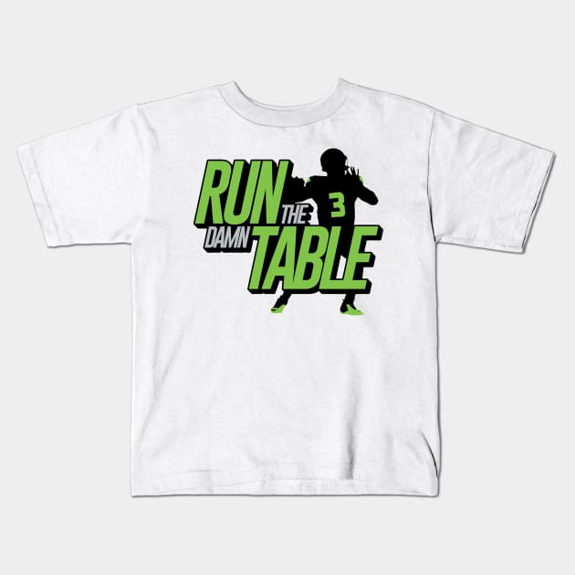 RUN THE DUMN  TABLE Kids T-Shirt by wc1one